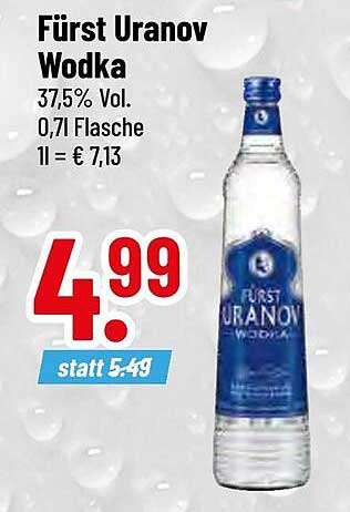 Fürst Uranov Wodka 0,71L