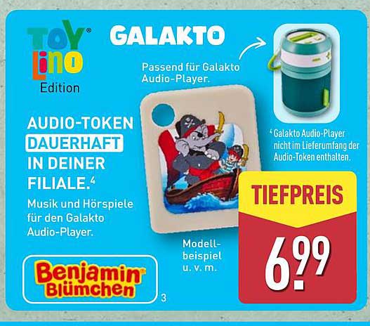 GALAKTO AUDIO-TOKEN - Dauerhaft in deiner Filiale