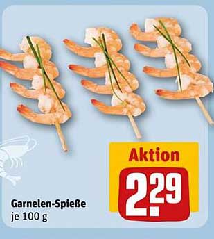 Garnelen-Spieße je 100 g