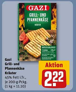 Gazi Grill- und Pfannenkäse Kräuter