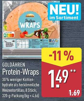 GOLDÄHREN Protein-Wraps