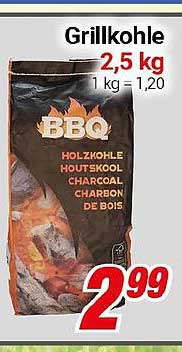 Grillkohle 2,5 kg