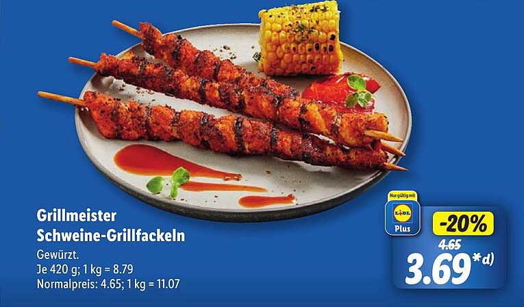 Grillmeister Schweine-Grillfackeln