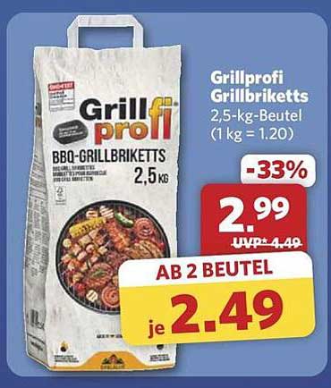 Grillprofi Grillbriketts 2,5 kg