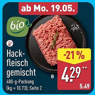 Hackfleisch gemischt 400-g-Packung