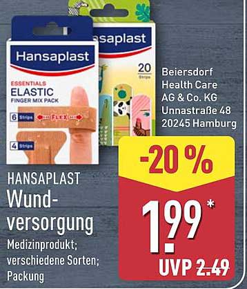 HANSAplast Wundversorgung - Elastische Finger Mix Packung