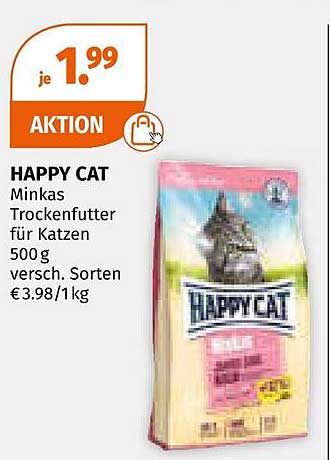 HAPPY CAT Minkas Trockenfutter für Katzen 500 g