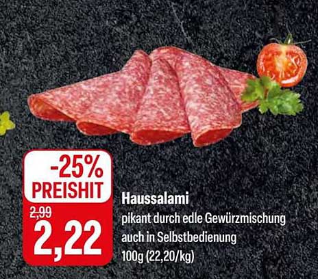 Haussalami - pikant durch edle Gewürzmischung