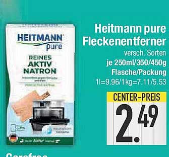 Heitmann pure Fleckenentferner - Verschiedene Sorten