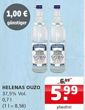 HELENAS OUZO 37,5% Vol. 0,7 l