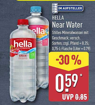HELLA Near Water - Stilles Mineralwasser mit Geschmack
