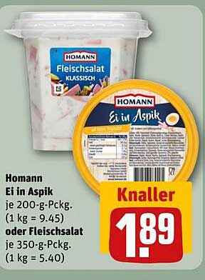 Homann Ei in Aspik je 200-g-Pckg.