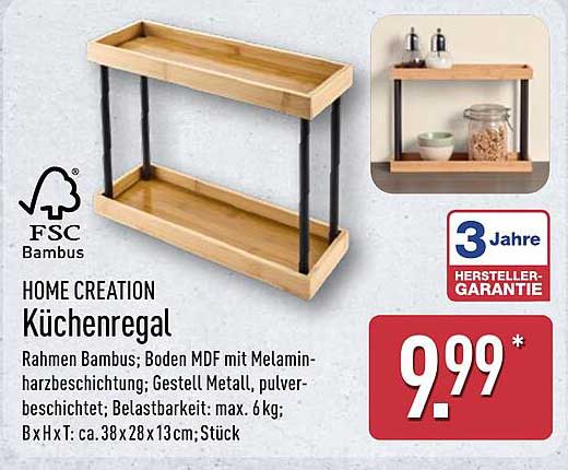 HOME CREATION Küchenregal