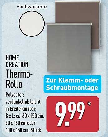 HOME CREATION Thermo-Rollo