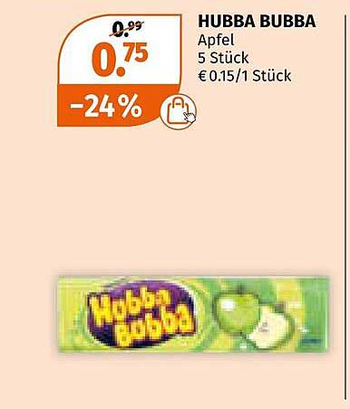 HUBBA BUBBA Apfel - 5 Stück