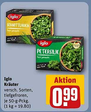 Iglo Kräuter - Schnittlauch und Petersilie, tiefgefroren