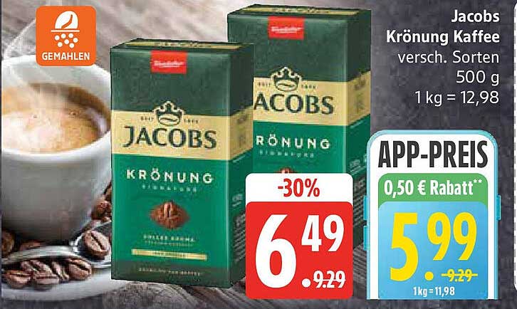 Jacobs Krönung Kaffee, verschiedene Sorten | 500 g