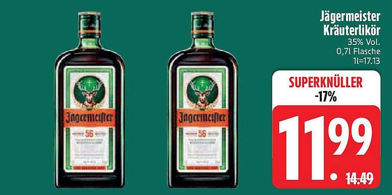 Jägermeister Kräuterlikör 0,7l