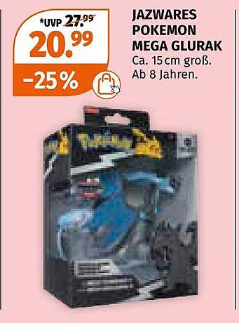 Jazwares Pokémon Mega Glurak - 25% günstiger!