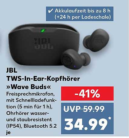 JBL TWS-In-Ear-Kopfhörer »Wave Buds«