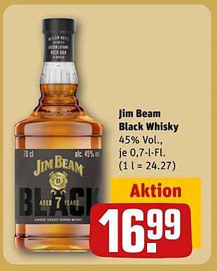 Jim Beam Black Whisky 0,7 l - Aktion