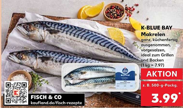 K-BLUE BAY Makrelen - frisch und köstlich