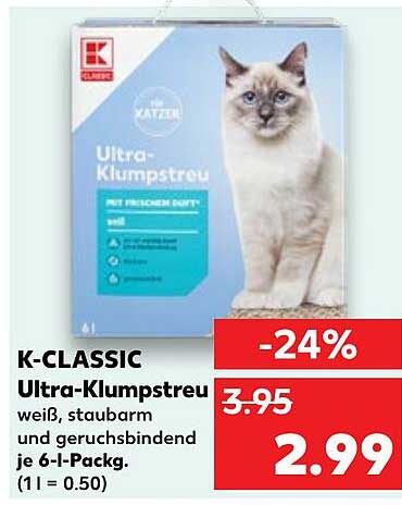 K-CLASSIC Ultra-Klumpstreu 6 l