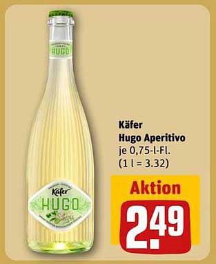 Käfer Hugo Aperitivo je 0,75-l-Fl.