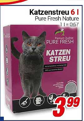 Katzenstreu 6 l Pure Fresh Nature