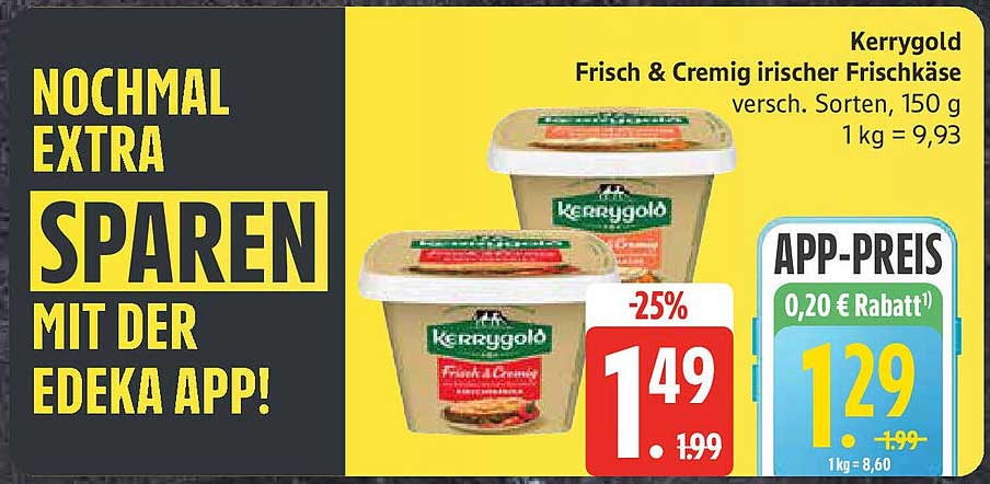 Kerrygold Frisch & Cremig irischer Frischkäse, 150 g