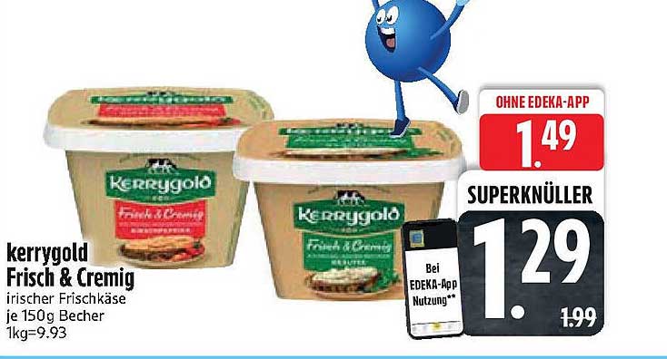 Kerrygold Frisch & Cremig – Irischer Frischkäse je 150g Becher