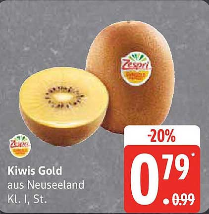 Kiwis Gold aus Neuseeland 1. Wahl, Stück