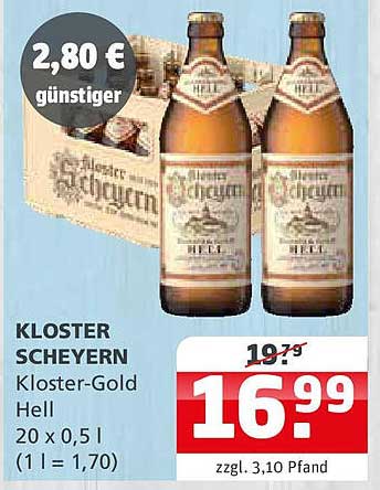 KLOSTER SCHEYERN Kloster-Gold Hell 20 x 0,5 l