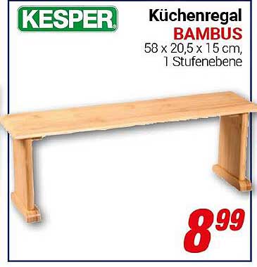 Küchenregal Bambus von Kesper