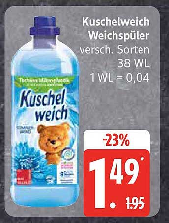 Kuschelweich Weichspüler - verschiedene Sorten 38 WL