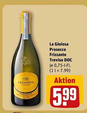 La Gioiosa Prosecco Frizzante Treviso DOC 0,75 L
