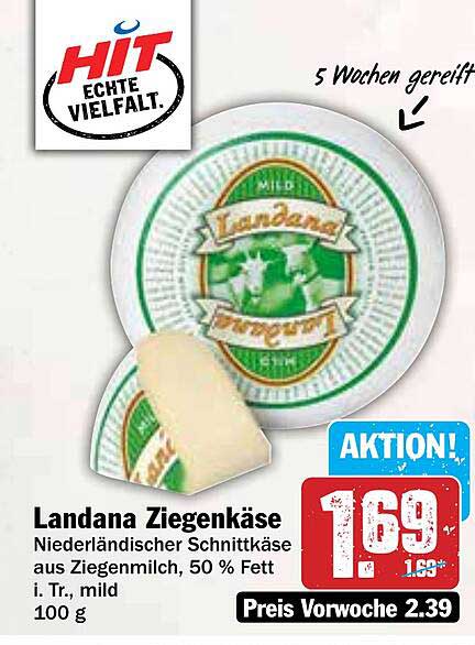 Landana Ziegenkäse – Mild und Vielseitig