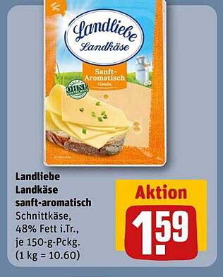 Landliebe Landkäse sanft-aromatisch, 150 g-Pckg.