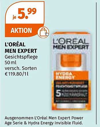 L'ORÉAL MEN EXPERT Gesichts­pflege 50 ml - verschiedene Sorten