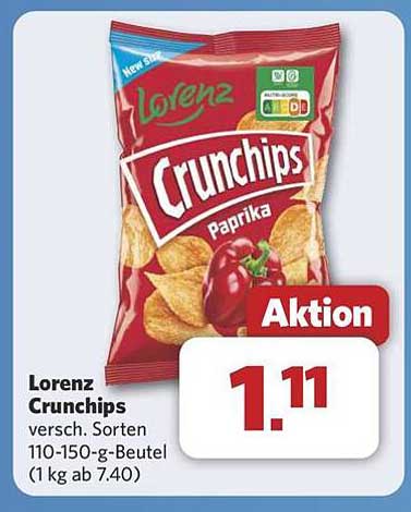 Lorenz Crunchips Paprika