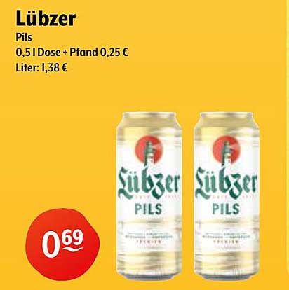Lübzer Pils 0,5 l Dose