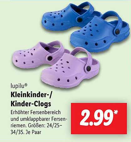 lupilu® Kleinkinder-/Kinder-Clogs