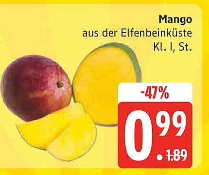 Mango aus der Elfenbeinküste Kl. I, St.