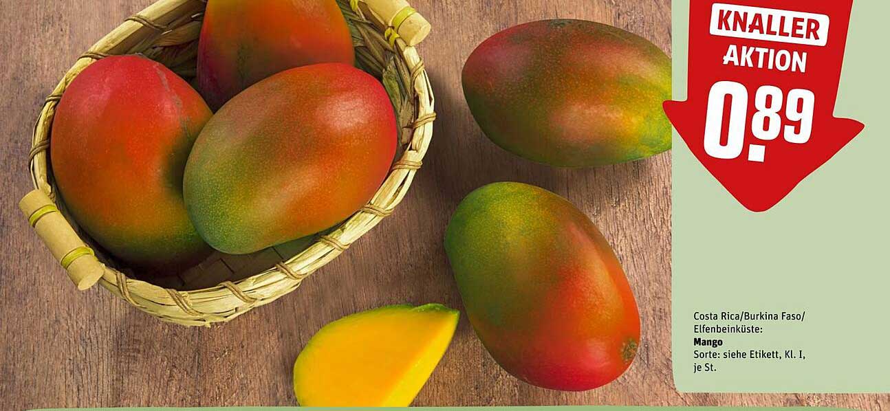 Mango, Costa Rica/Burkina Faso/Elfenbeinküste, je St.