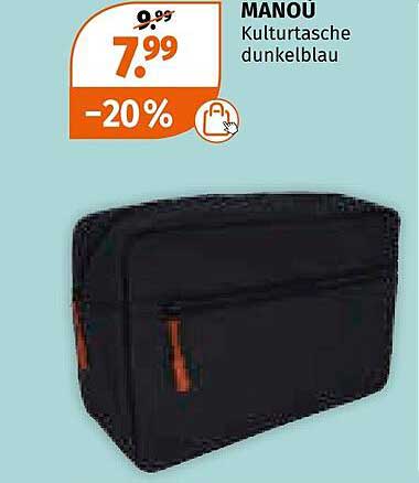 MANOU Kulturtasche dunkelblau