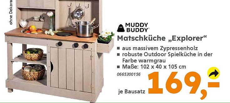 Matschküche „Explorer“ von Muddy Buddy