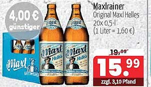 Maxlainer Original Maxi Helles 20 x 0,5 l