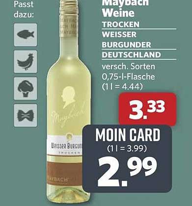 Maybach Weine - Trocken Weisser Burgunder Deutschland