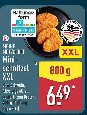 MEINE METZGEREI Minischnitzel XXL
