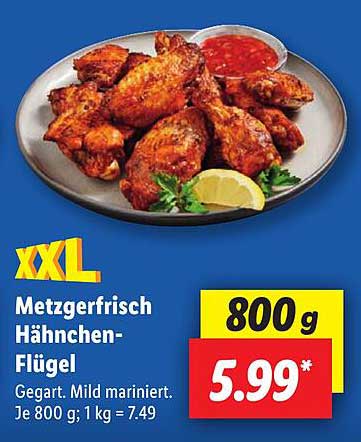 Metzgerfrisch Hähnchen-Flügel (800 g)